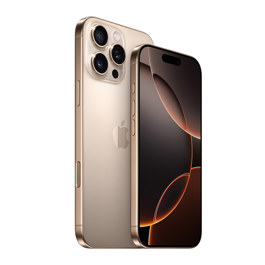 iPhone 16 Pro Max vista frontal y trasera